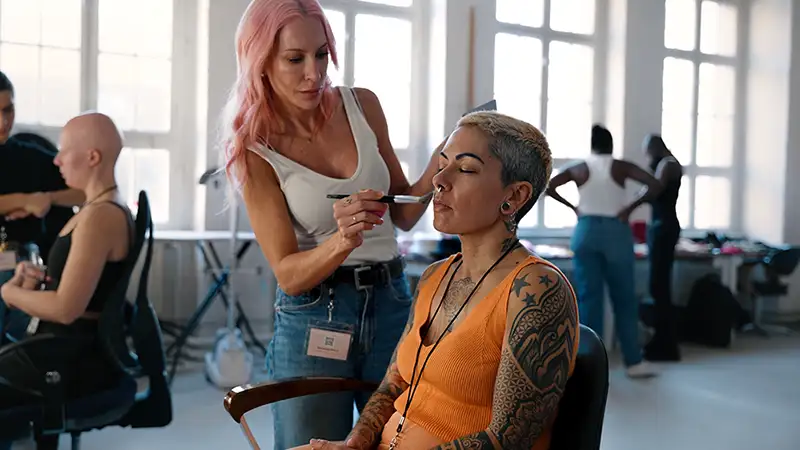 Styling beim Modelcasting von Diversecity Models