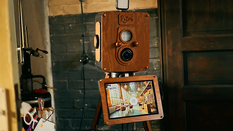 Fotobox bei einer Veranstaltung in der Fabrik 23