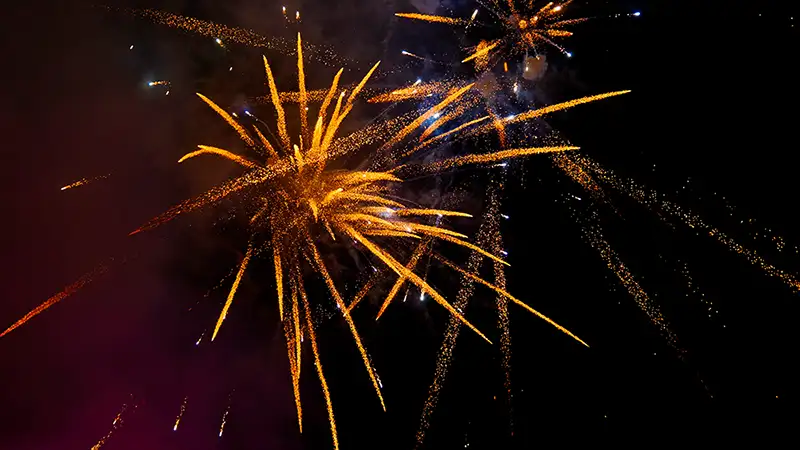 Feuerwerk bei einer Veranstaltung
