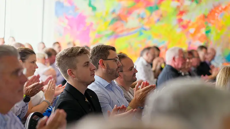 Aufnahme einer Tagung im Rahmen einer Eventvideo-Produktion